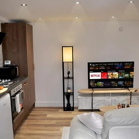 Apartment Wood & Teal Nest *